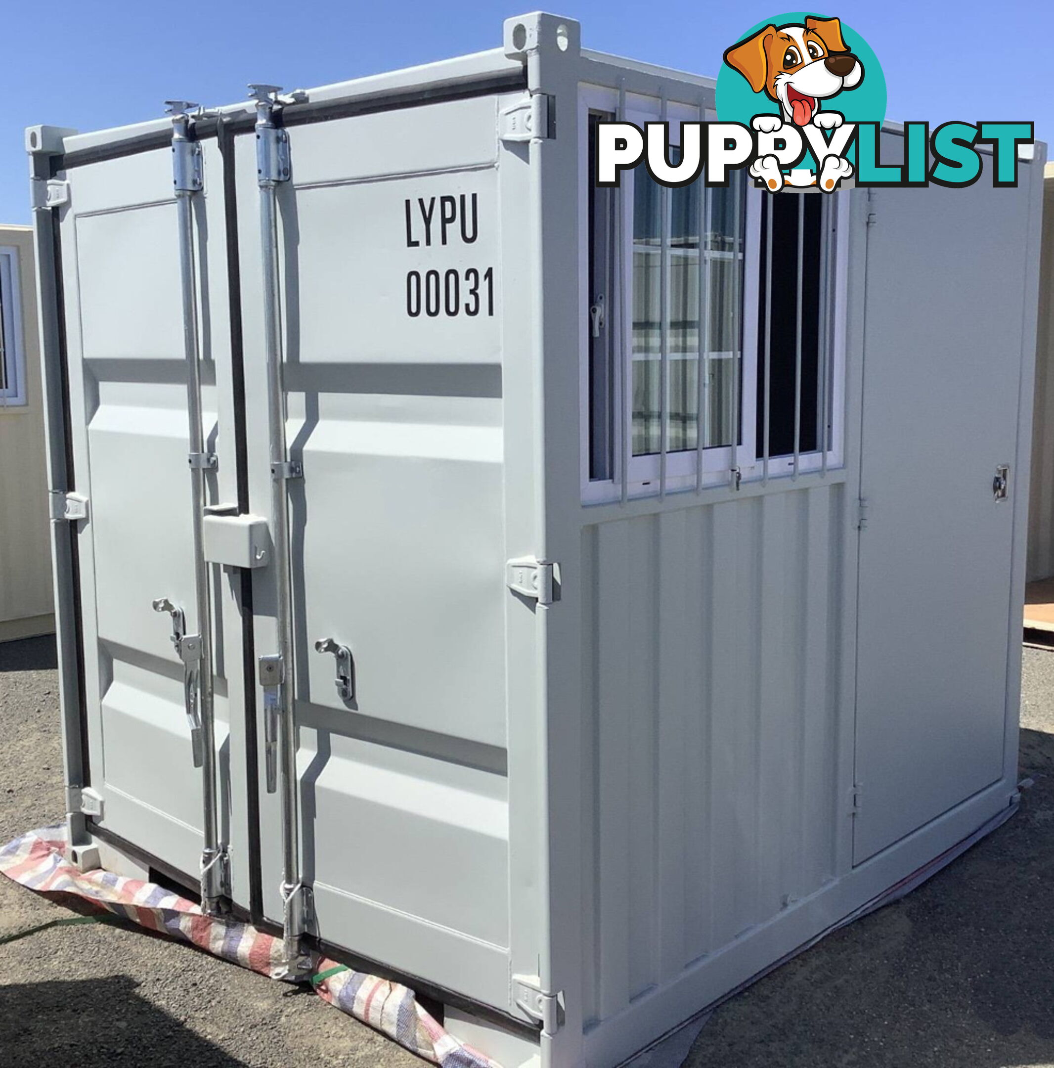 New 8ft Shipping Container with side Door & Window