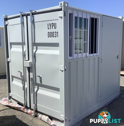 New 8ft Shipping Container with side Door & Window