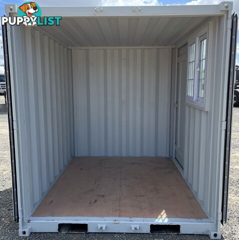 New 8ft Shipping Container with side Door & Window