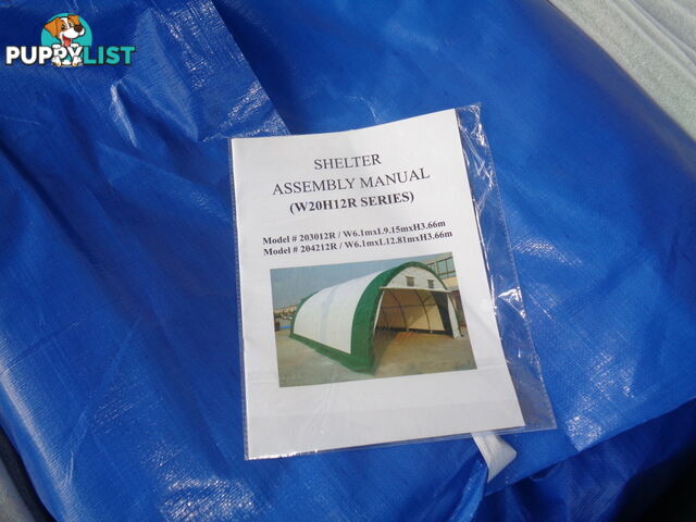 56m2 Workshop Storage Shelter Building 6m x 9m x 3.6m