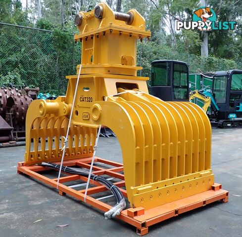 New Jisan 15-32 ton (80mm Pin) Excavator Rotating Hydraulic Sorting Grapple Grab