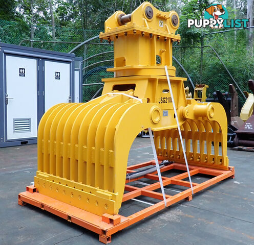 New Jisan 15-32 ton (80mm Pin) Excavator Rotating Hydraulic Sorting Grapple Grab