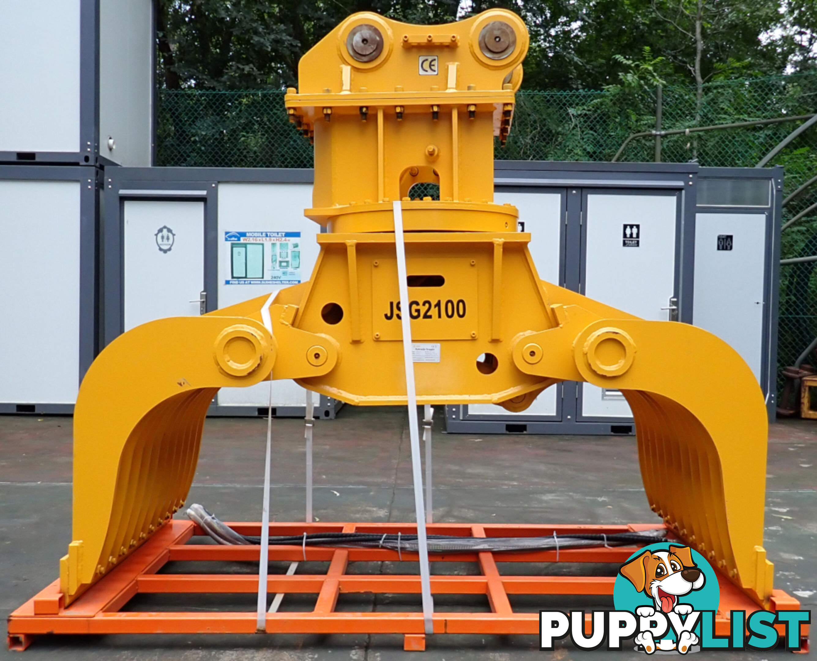 New Jisan 15-32 ton (80mm Pin) Excavator Rotating Hydraulic Sorting Grapple Grab