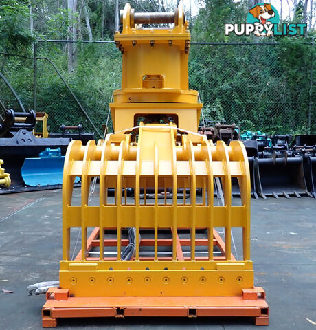 New Jisan 15-32 ton (80mm Pin) Excavator Rotating Hydraulic Sorting Grapple Grab
