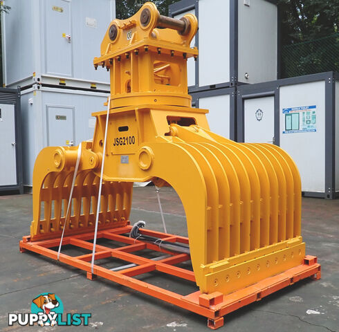 New Jisan 15-32 ton (80mm Pin) Excavator Rotating Hydraulic Sorting Grapple Grab