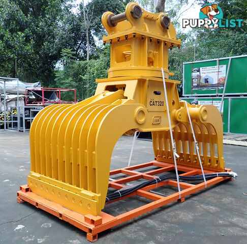 New Jisan 15-32 ton (80mm Pin) Excavator Rotating Hydraulic Sorting Grapple Grab