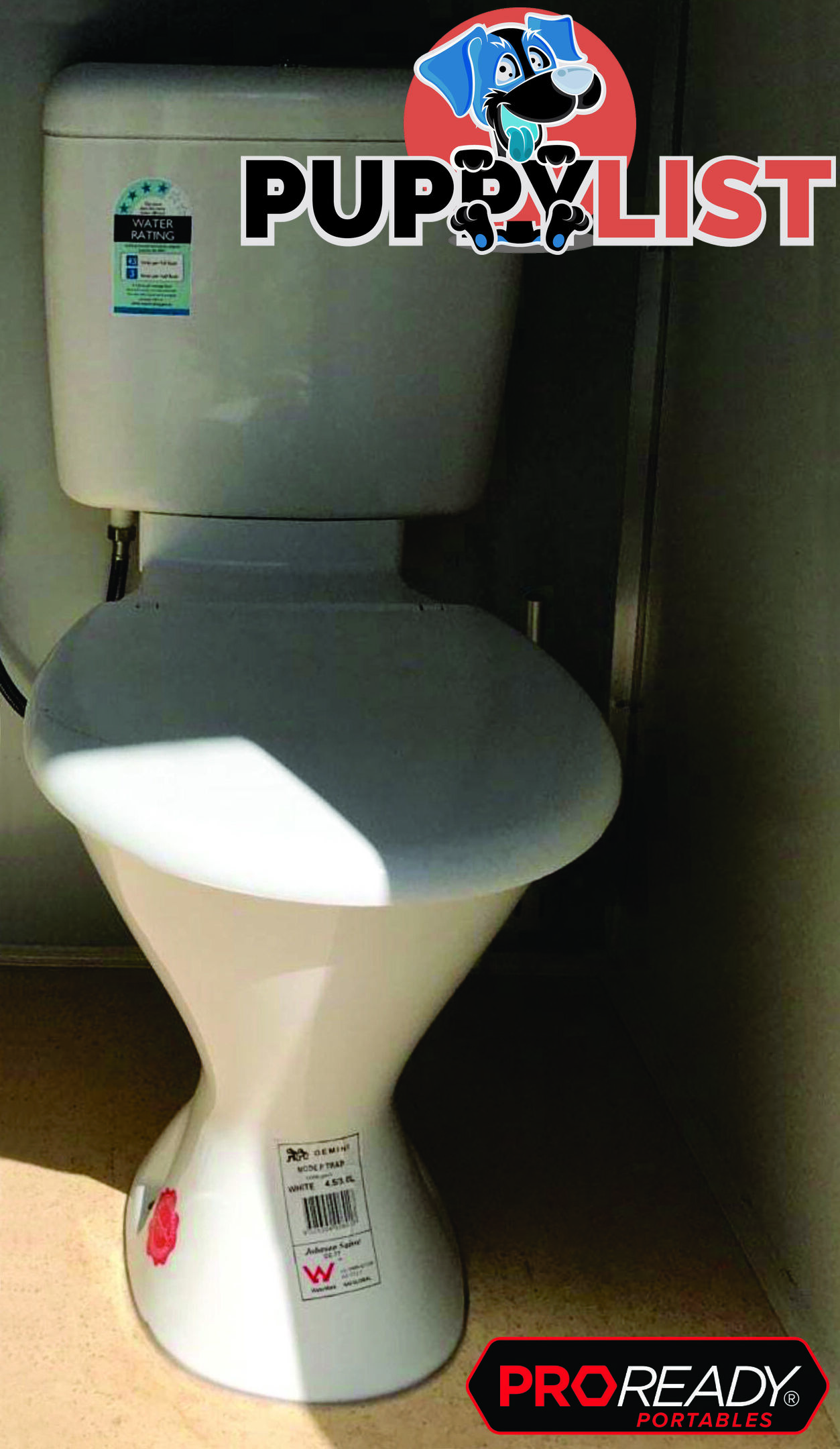 New Twin Portable Toilet Restroom Block