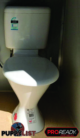 New Twin Portable Toilet Restroom Block