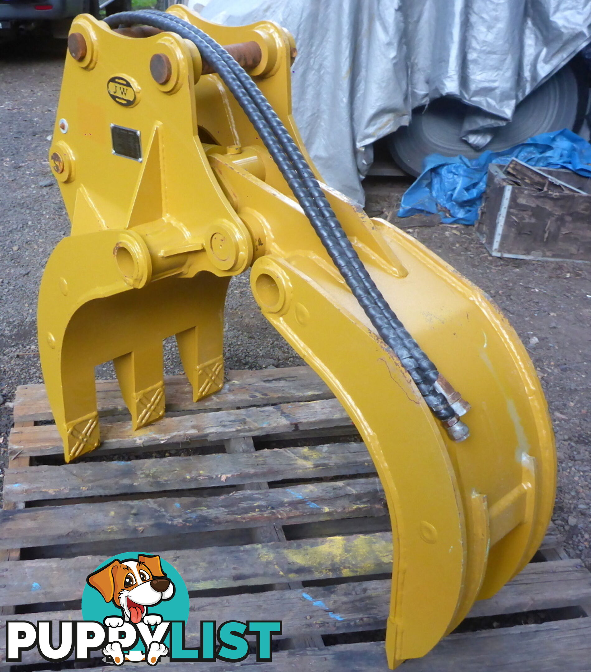 New 3-7 ton (45mm Pin) Excavator Hydraulic Grapple Grab