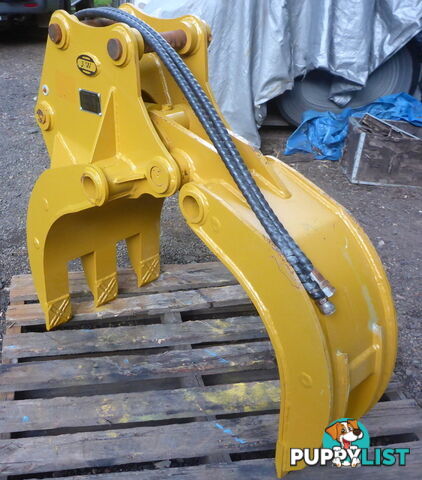 New 3-7 ton (45mm Pin) Excavator Hydraulic Grapple Grab