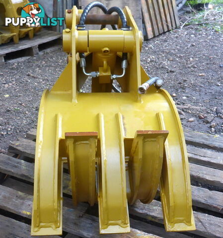 New 3-7 ton (45mm Pin) Excavator Hydraulic Grapple Grab