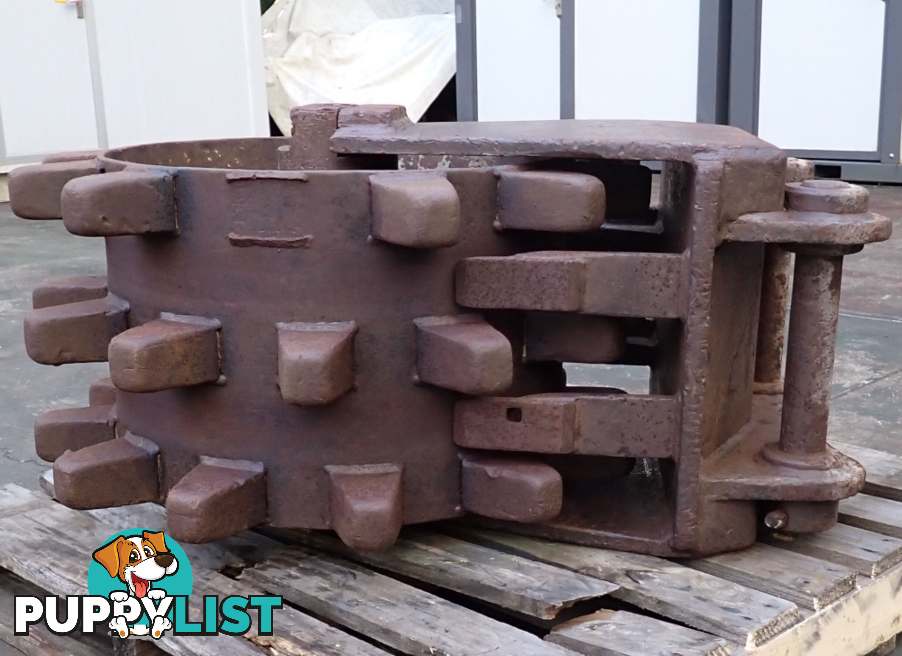 9-20 ton (60mm or 65mm pin) Turners Engineering Excavator Roller Compaction Wheel