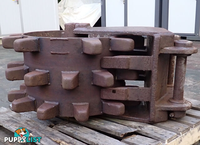 9-20 ton (60mm or 65mm pin) Turners Engineering Excavator Roller Compaction Wheel