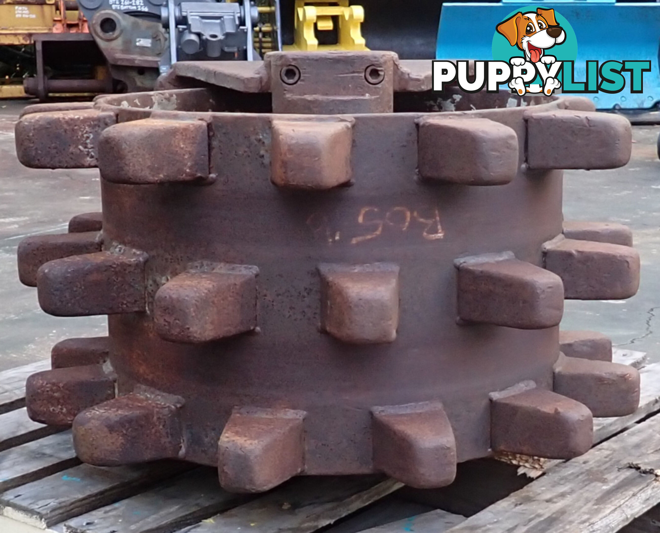 9-20 ton (60mm or 65mm pin) Turners Engineering Excavator Roller Compaction Wheel