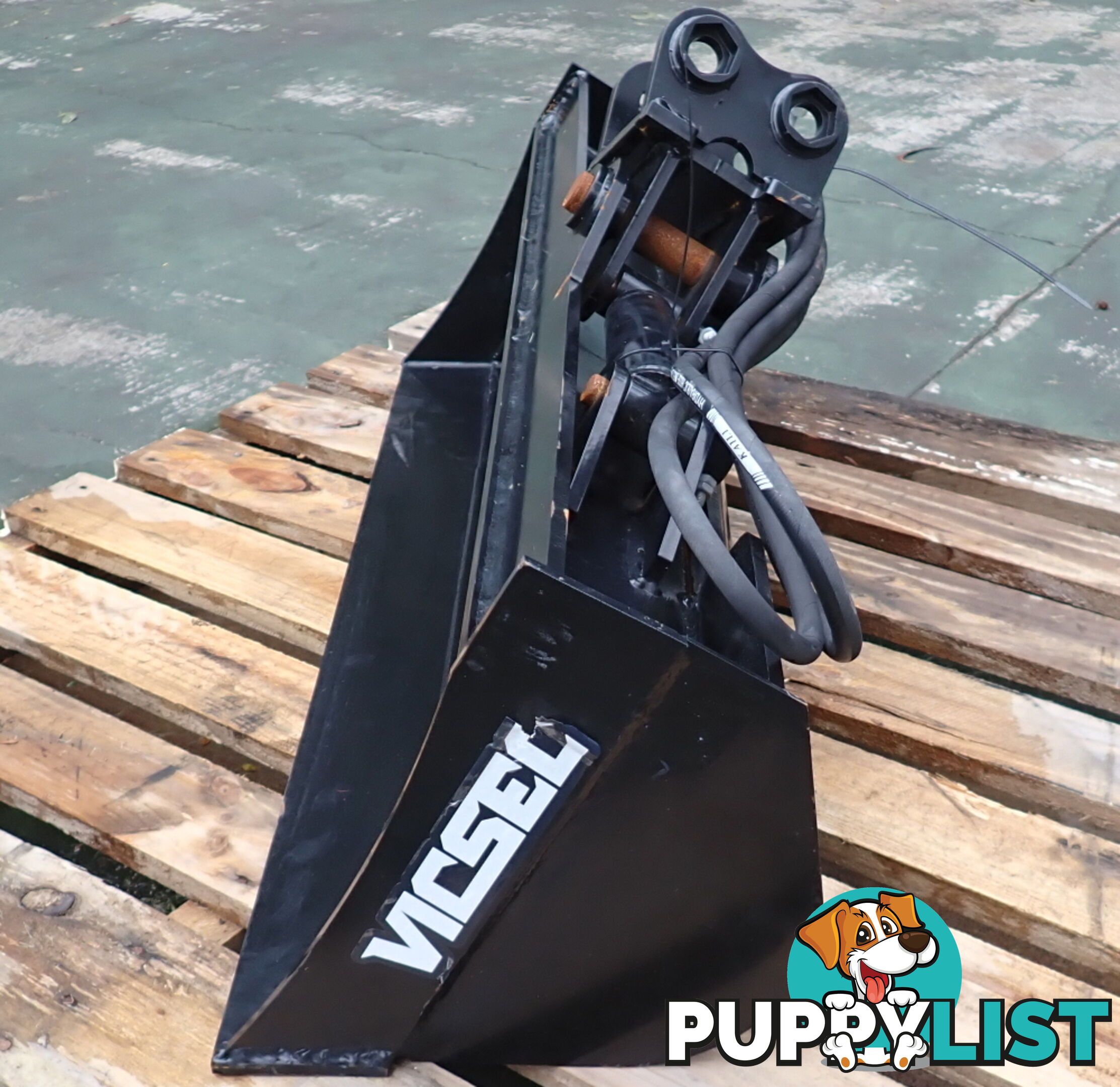 0.8-1.7 ton (25mm pin) 1000mm Excavator Tilting Mud Batter Bucket