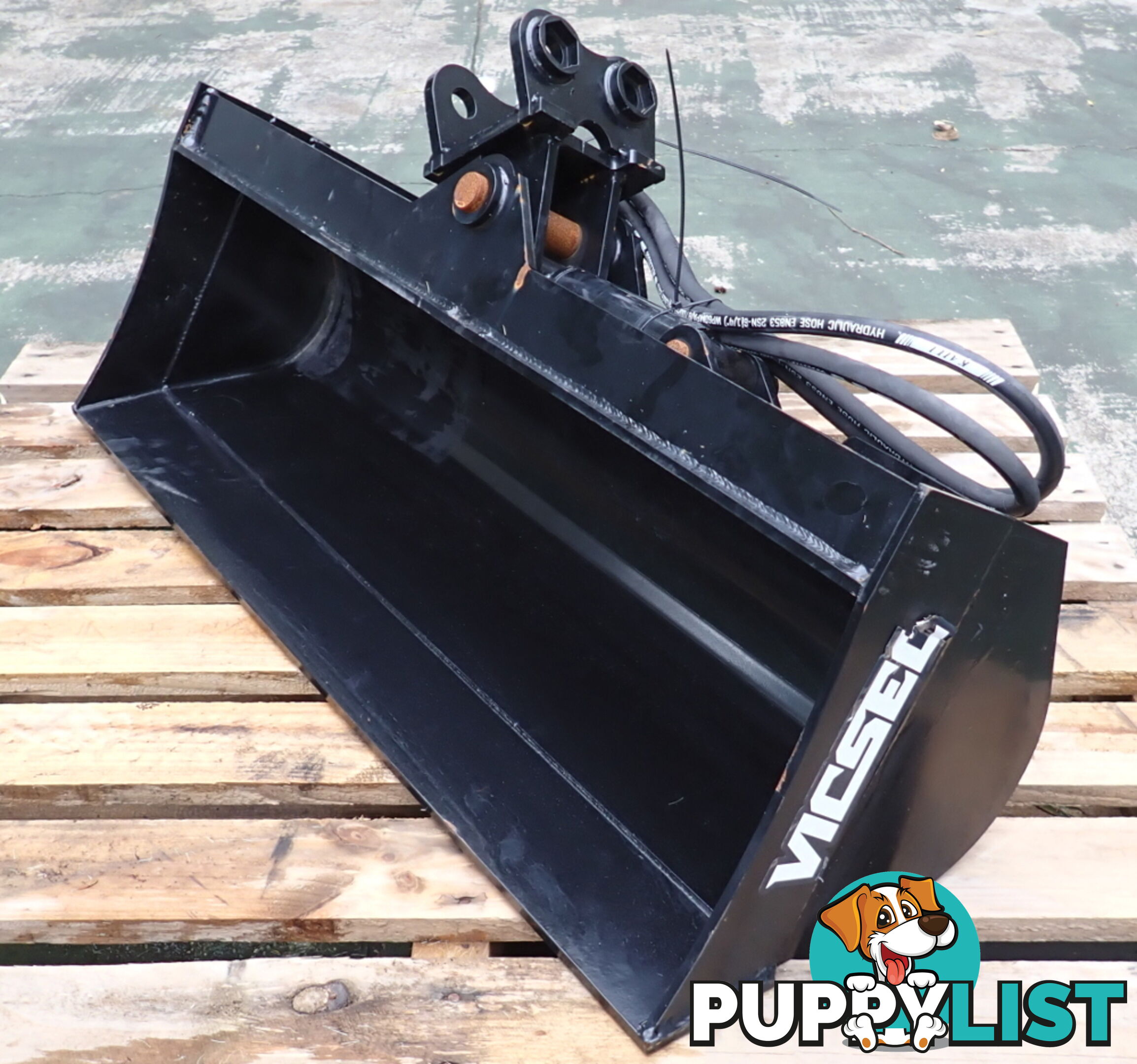 0.8-1.7 ton (25mm pin) 1000mm Excavator Tilting Mud Batter Bucket