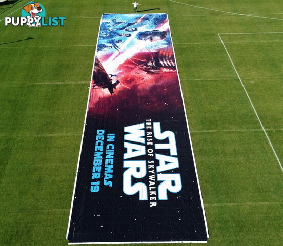 World's Largest Star Wars Poster 40m x 10m (400m2)