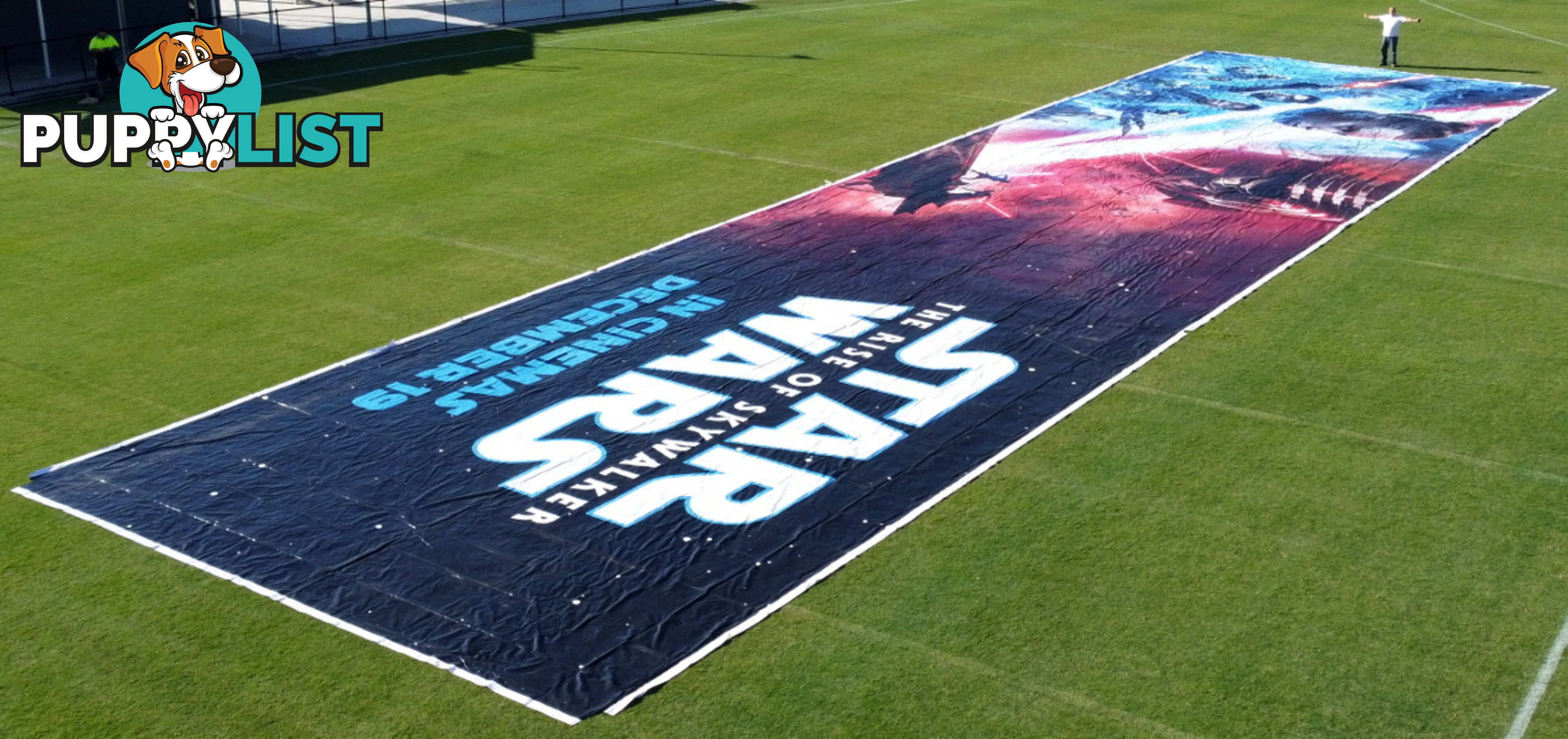 World's Largest Star Wars Poster 40m x 10m (400m2)