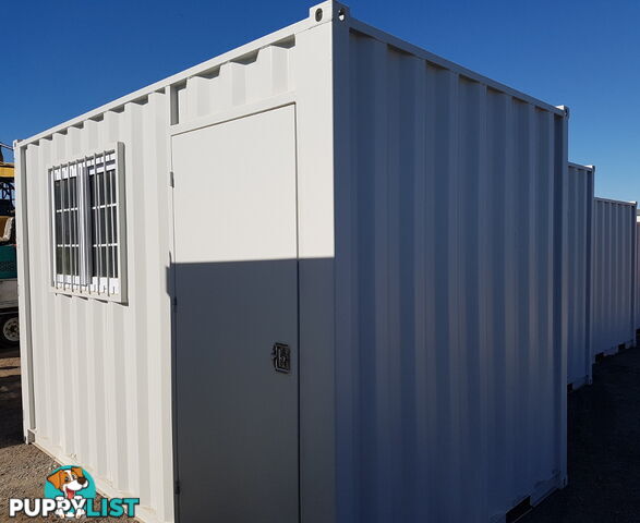 New 12ft Shipping Container with side Door &amp; Window