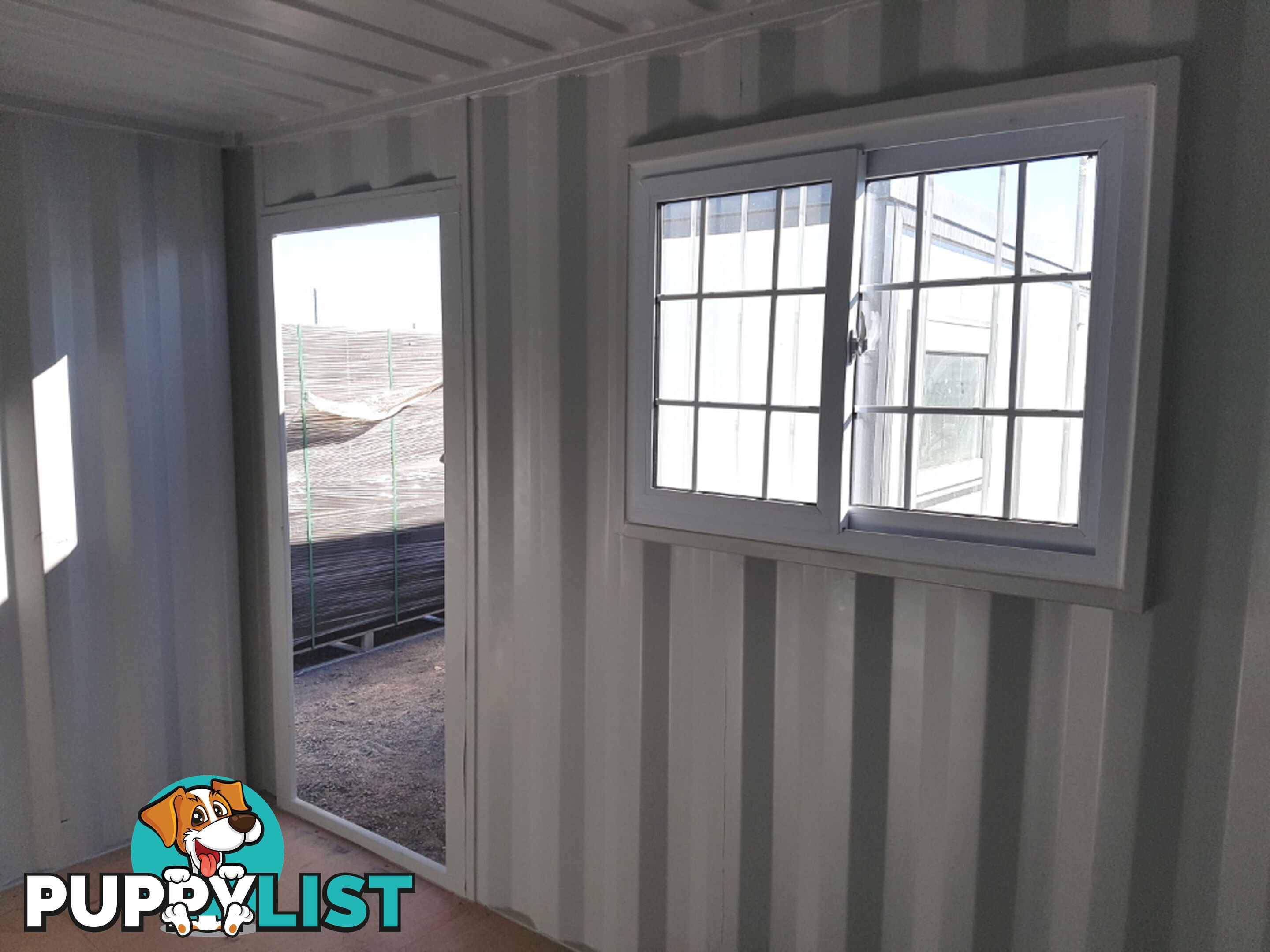 New 12ft Shipping Container with side Door &amp; Window