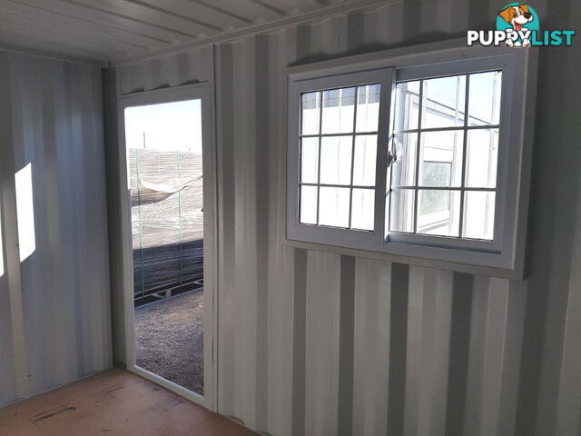 New 12ft Shipping Container with side Door &amp; Window