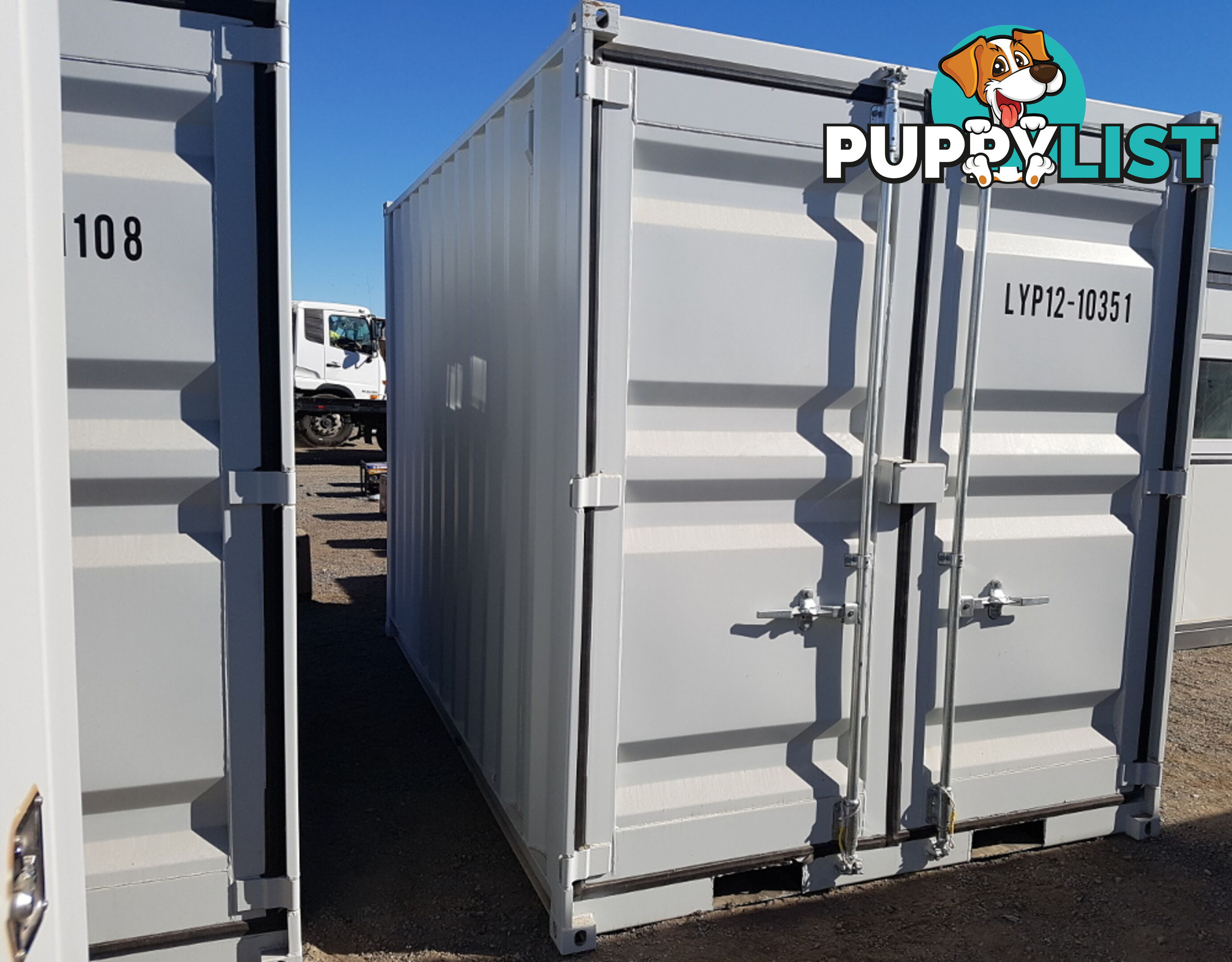 New 12ft Shipping Container with side Door &amp; Window