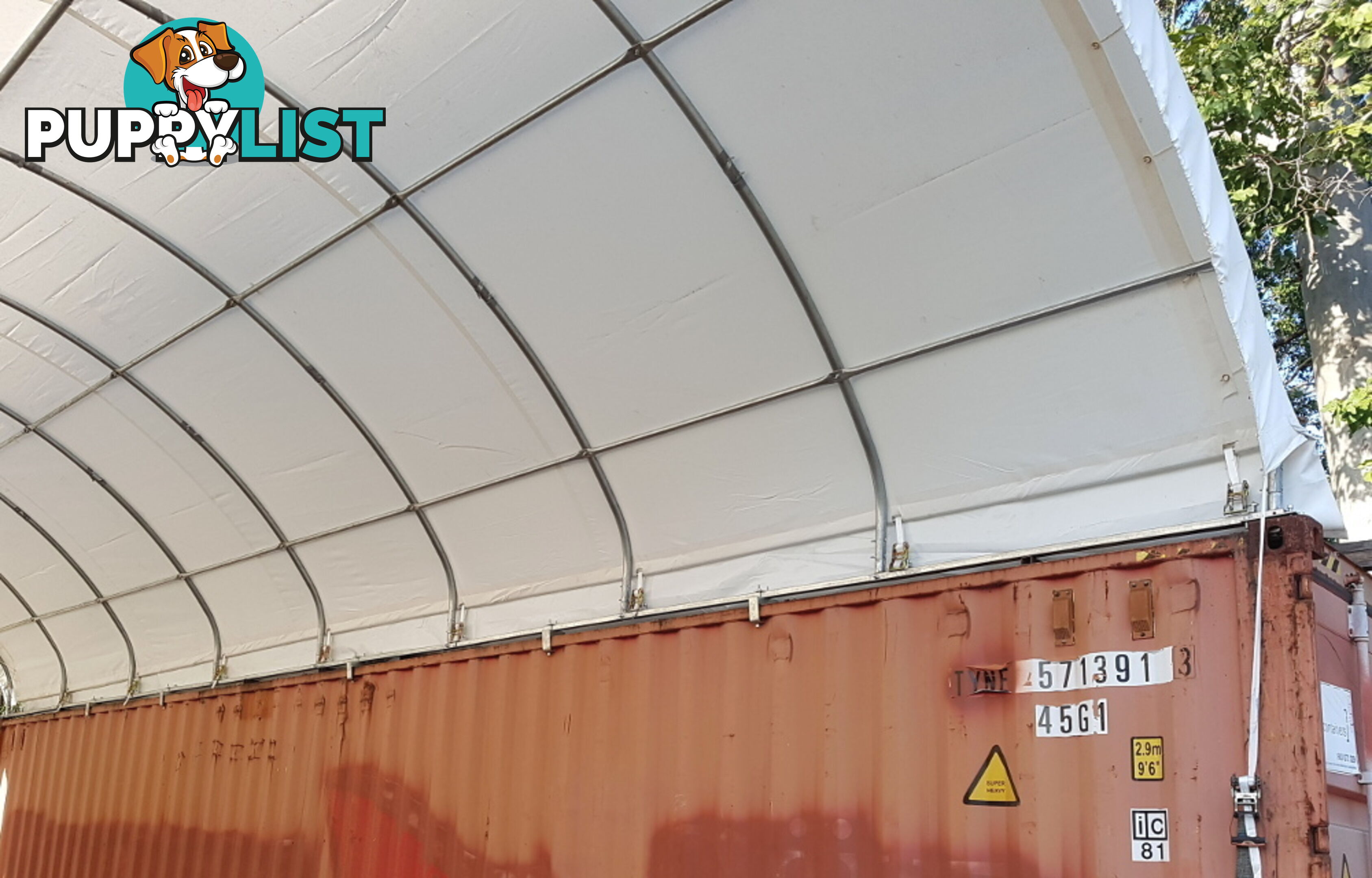 New 6m x 12m Container Shelter Workshop Igloo Dome