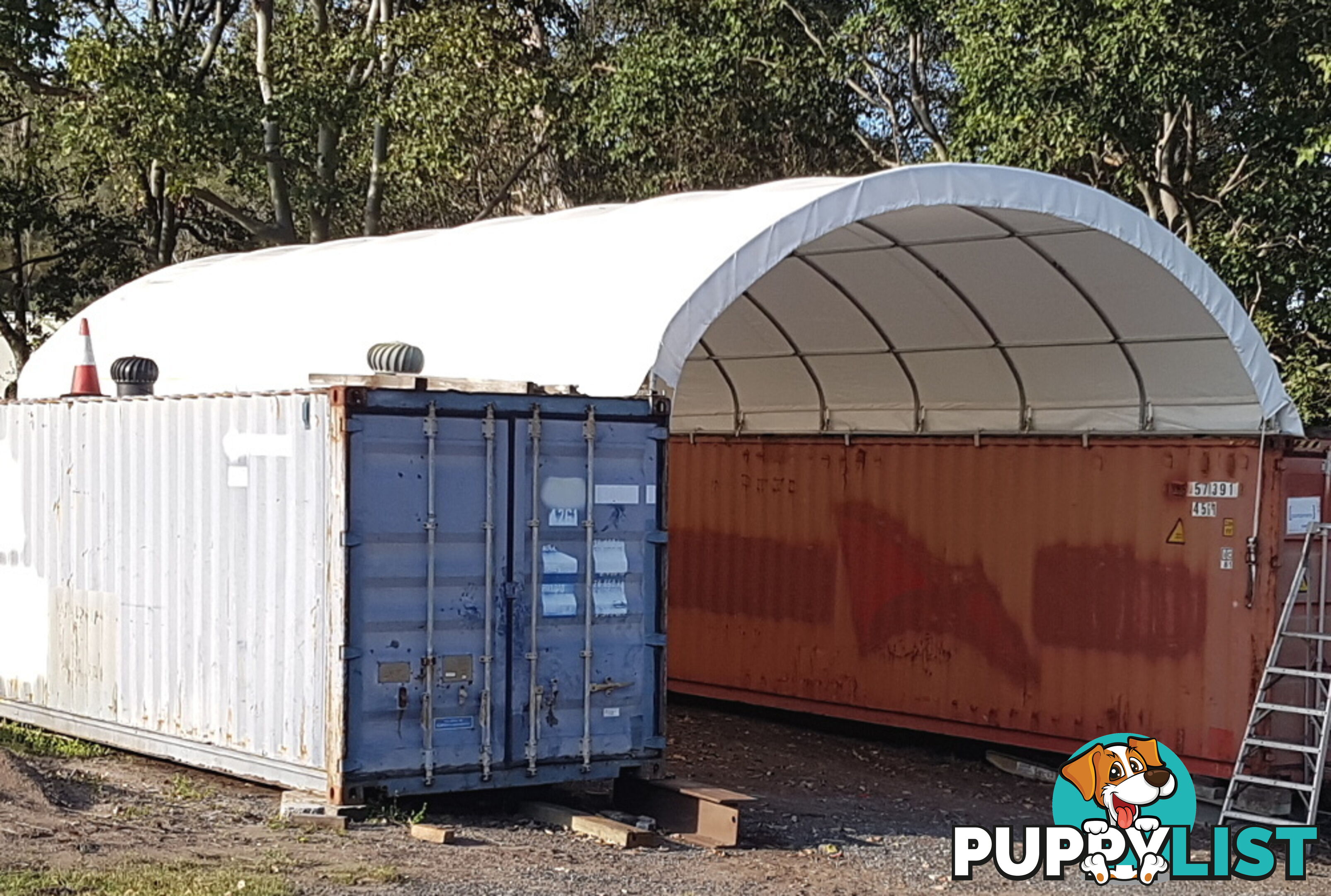 New 6m x 12m Container Shelter Workshop Igloo Dome