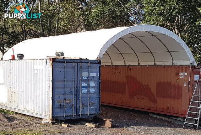 New 6m x 12m Container Shelter Workshop Igloo Dome