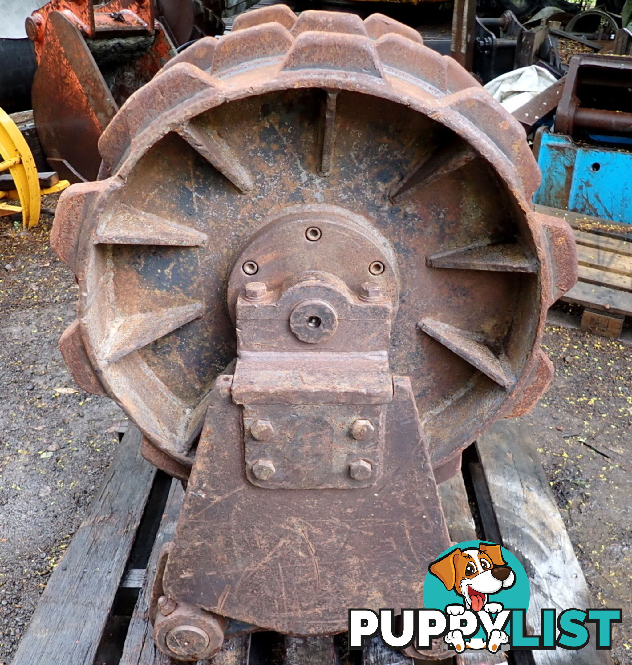 16-32 ton (80mm pin) 450mm Excavator Compaction Wheel