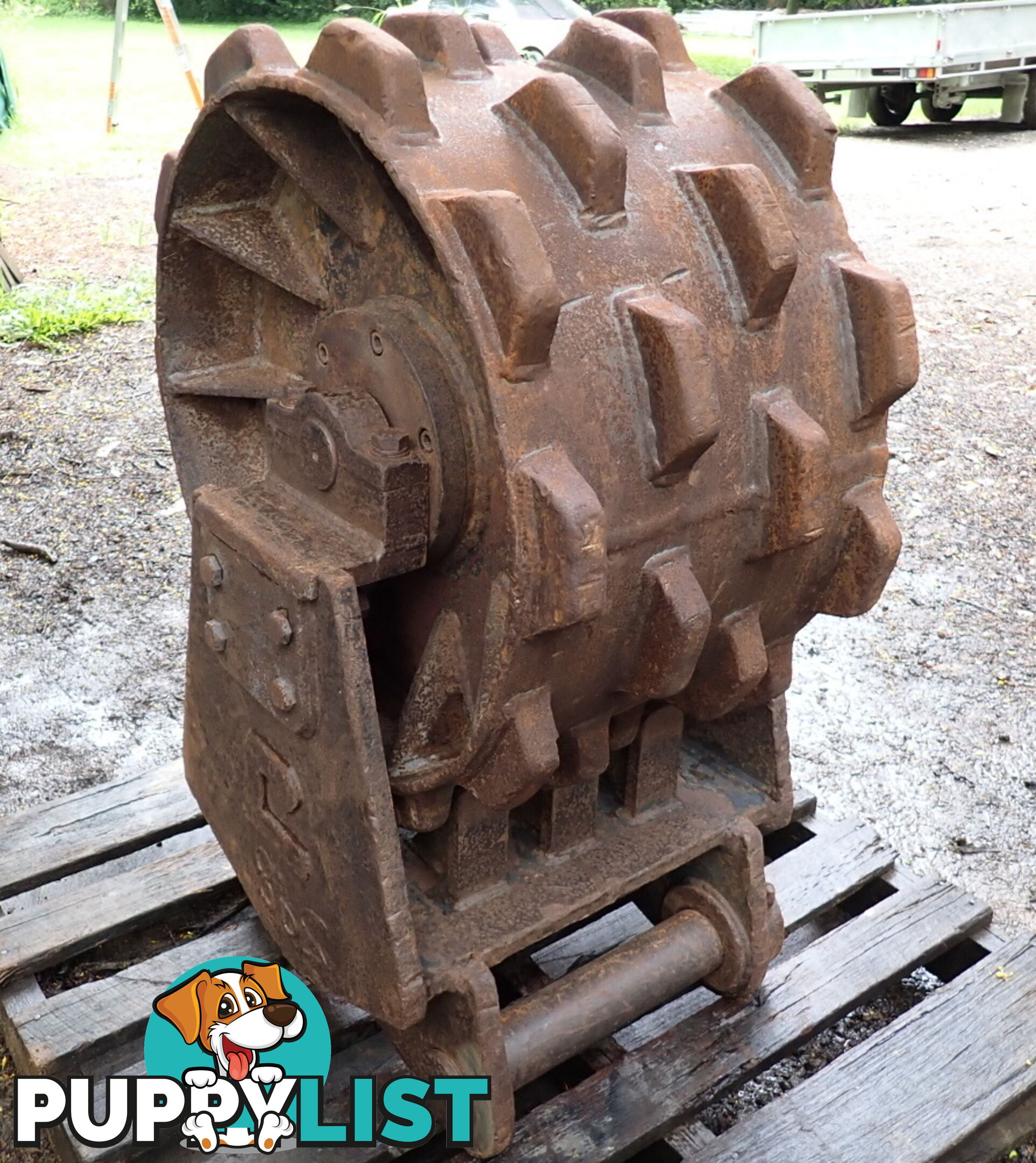 16-32 ton (80mm pin) 450mm Excavator Compaction Wheel