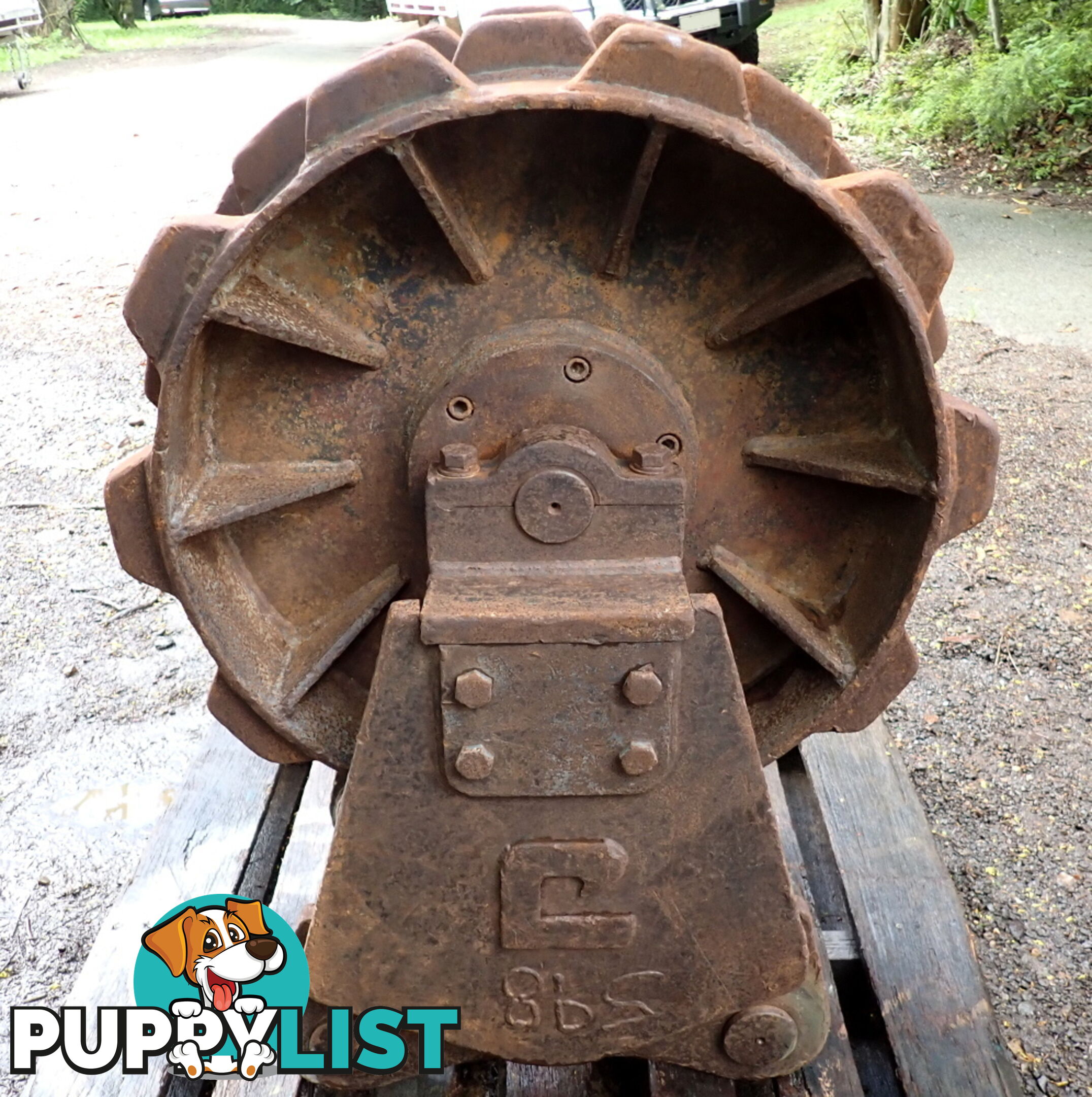 16-32 ton (80mm pin) 450mm Excavator Compaction Wheel