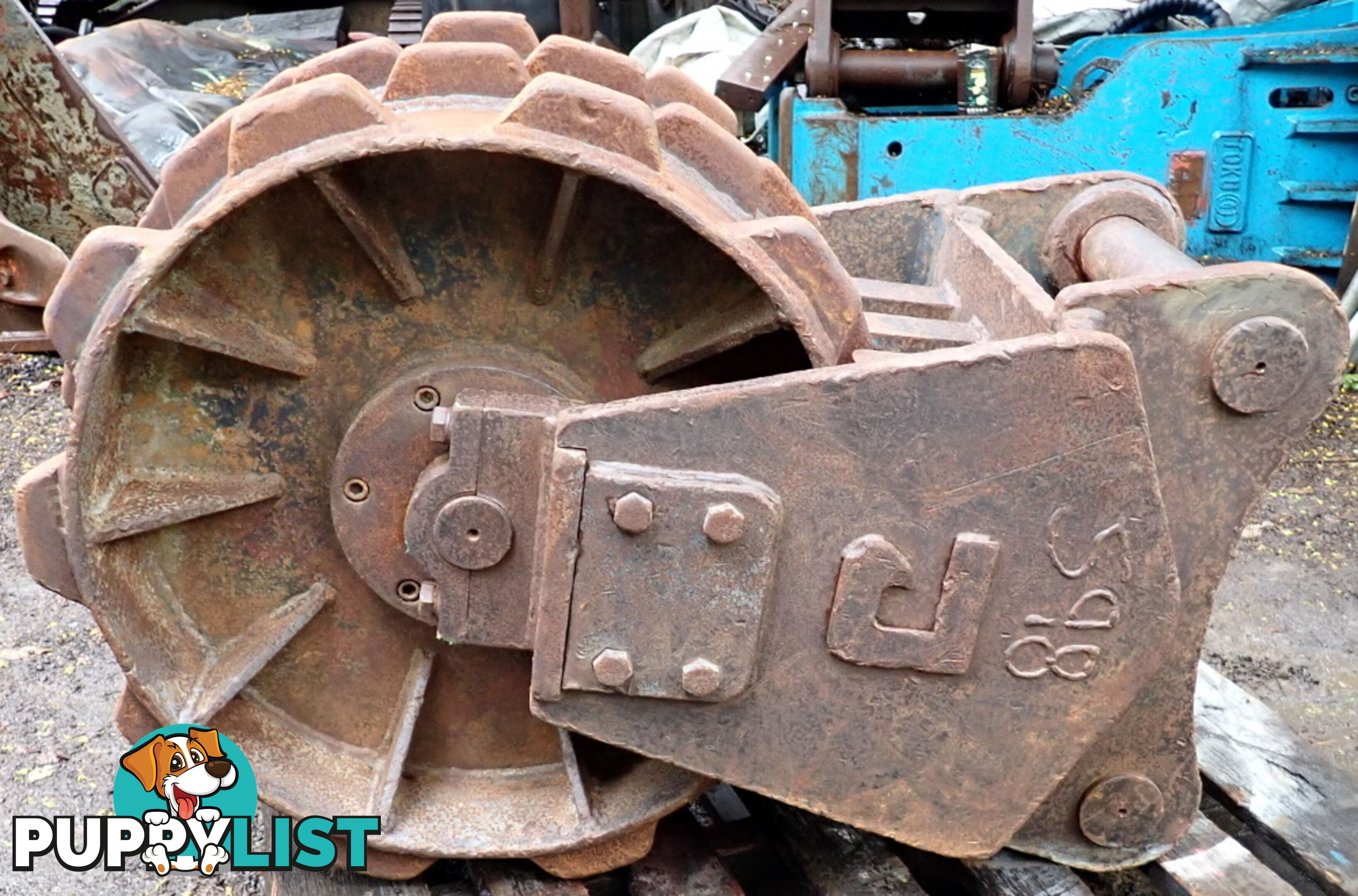 16-32 ton (80mm pin) 450mm Excavator Compaction Wheel