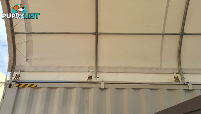 New 6m x 12m Container Shelter Workshop Igloo Dome with End Wall