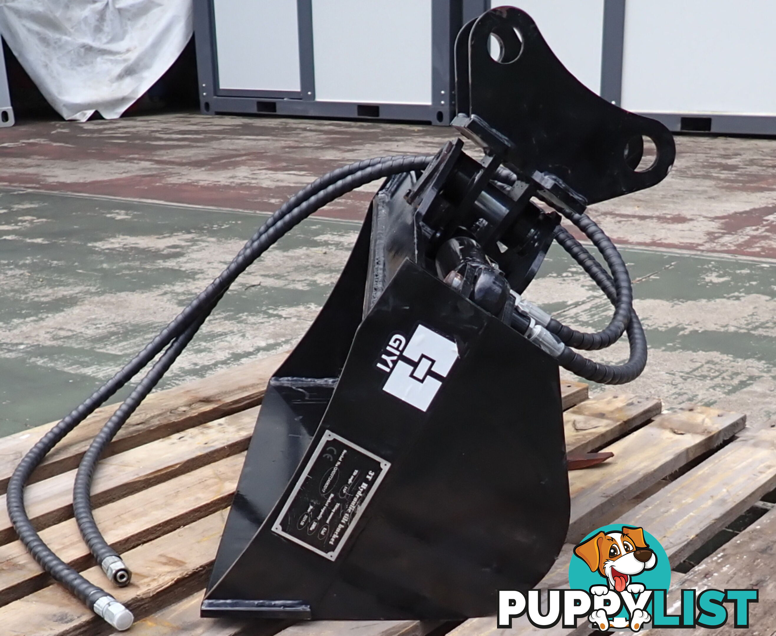 3-7 ton (40mm pin) 800mm Excavator Tilting Mud Batter Bucket