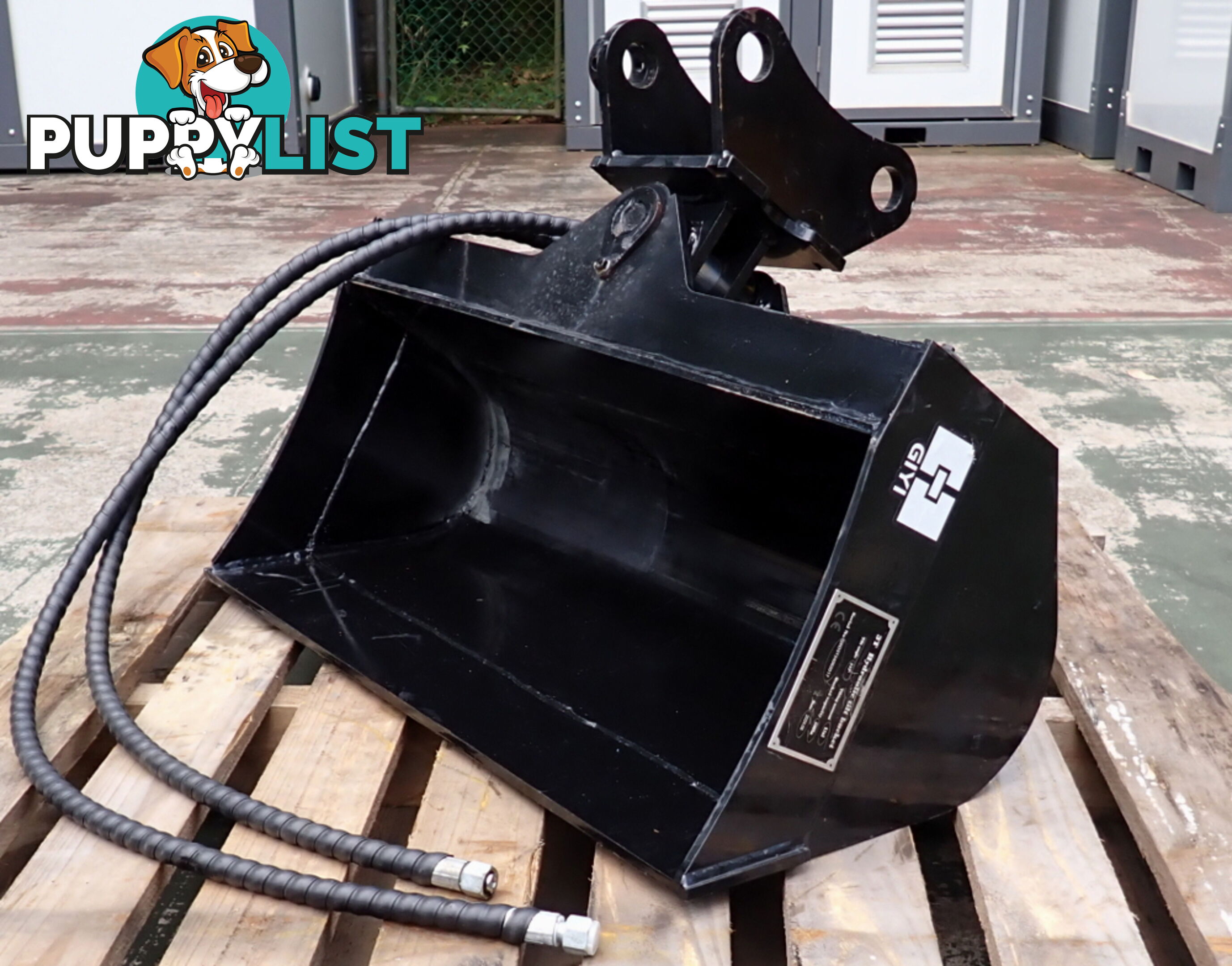 3-7 ton (40mm pin) 800mm Excavator Tilting Mud Batter Bucket