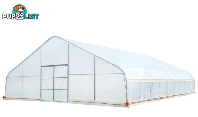 Huge 9.15m x 11.7m (107m2) Greenhouse Tunnel Building Grow Tent