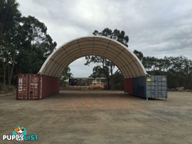 New 12m x 12m Container Shelter Workshop Igloo Dome