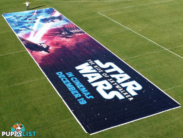 World's Largest Star Wars Poster 40m x 10m (400m2)