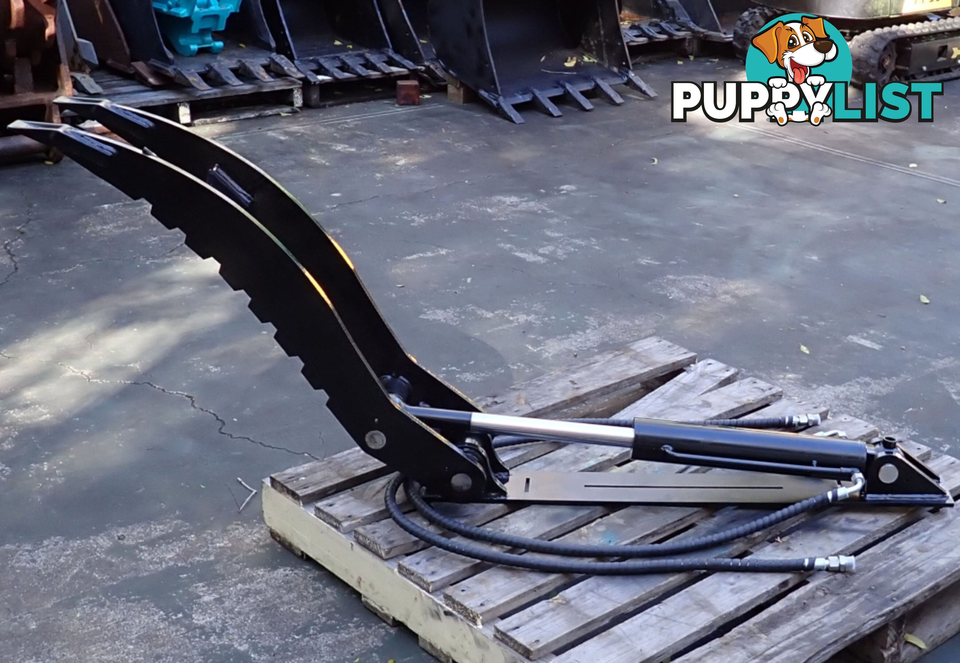 New 6-9 ton Excavator Hydraulic Thumb Clamp Grab