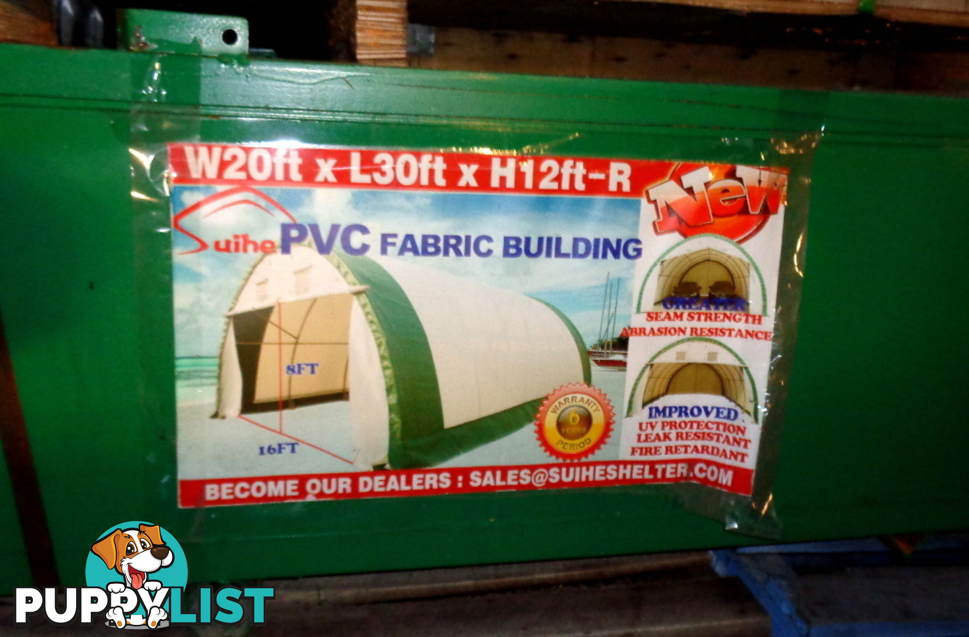 56m2 Workshop Storage Shelter Building 6m x 9m x 3.6m