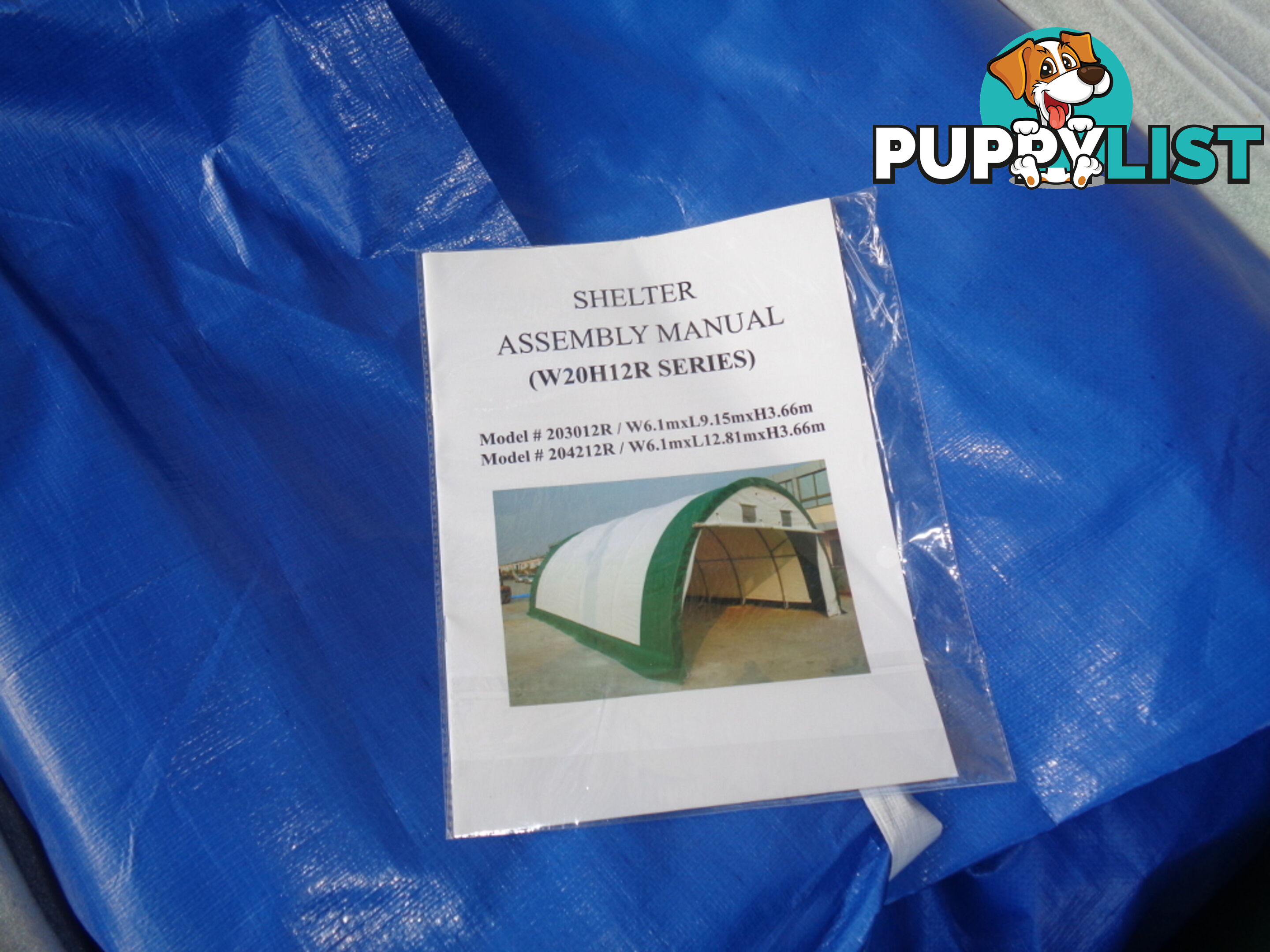 56m2 Workshop Storage Shelter Building 6m x 9m x 3.6m