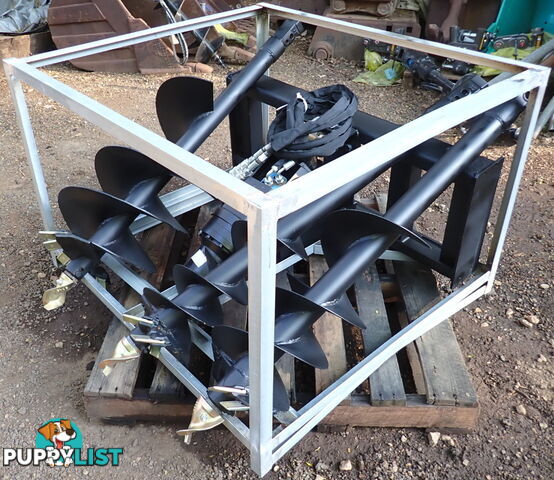 New Auger Kit, Skid Steer, Track Loader, Tractor