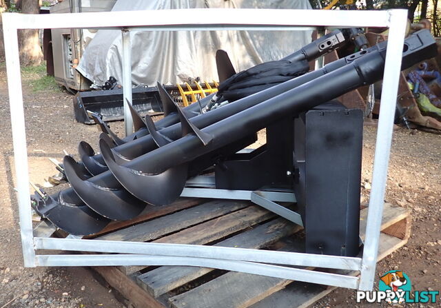 New Auger Kit, Skid Steer, Track Loader, Tractor