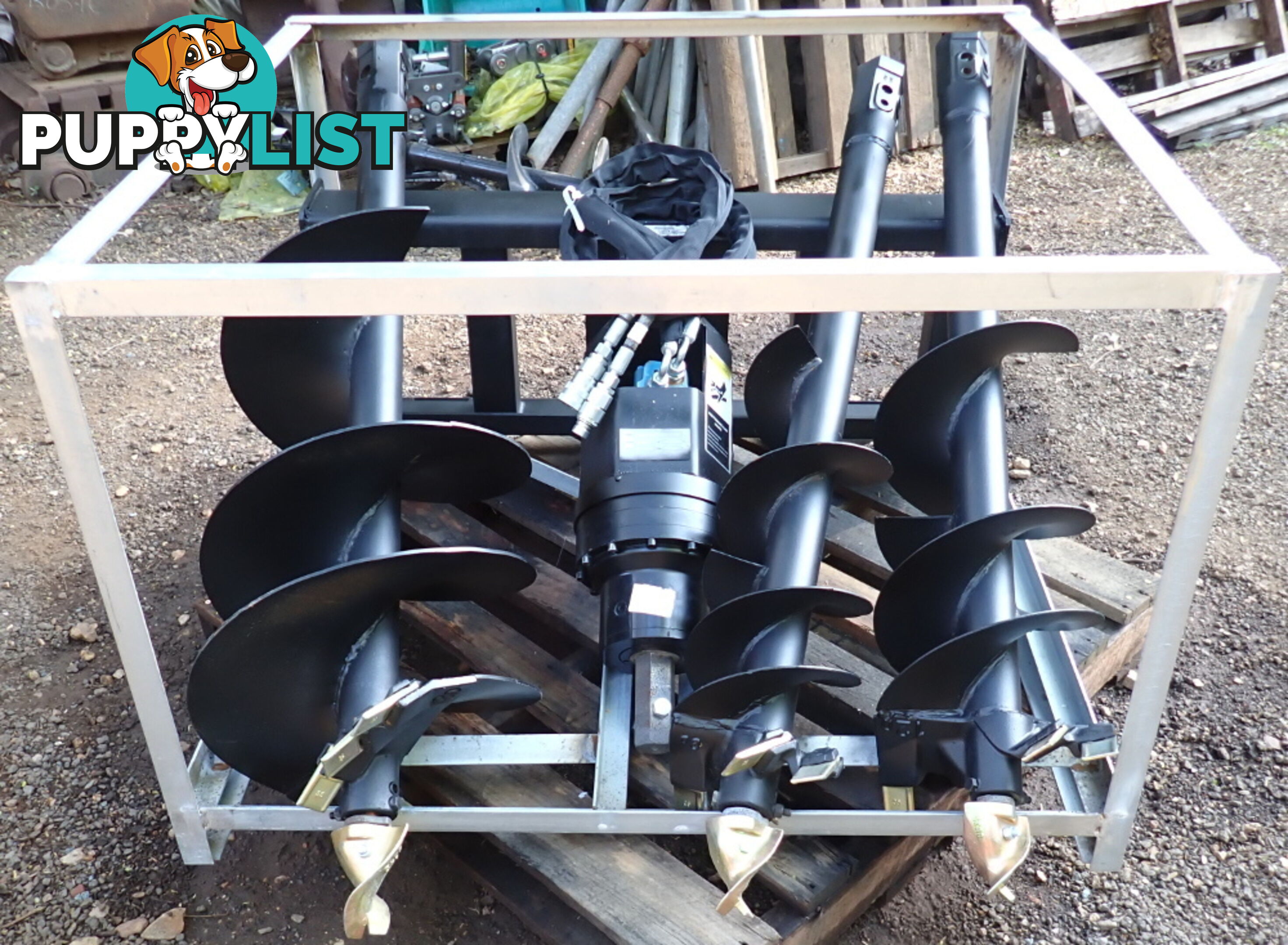 New Auger Kit, Skid Steer, Track Loader, Tractor