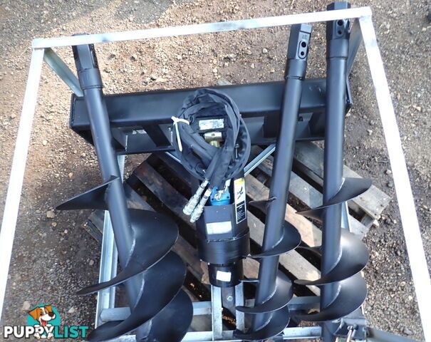 New Auger Kit, Skid Steer, Track Loader, Tractor
