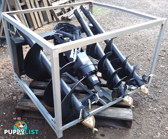 New Auger Kit, Skid Steer, Track Loader, Tractor