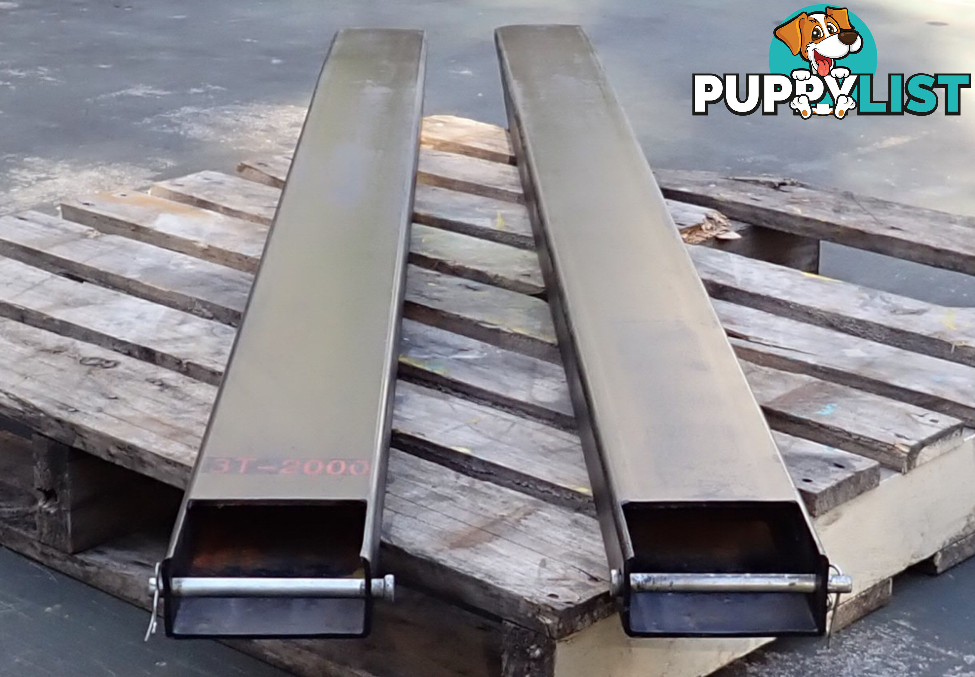 New 2.0m Heavy Duty Forklift Extension Slippers