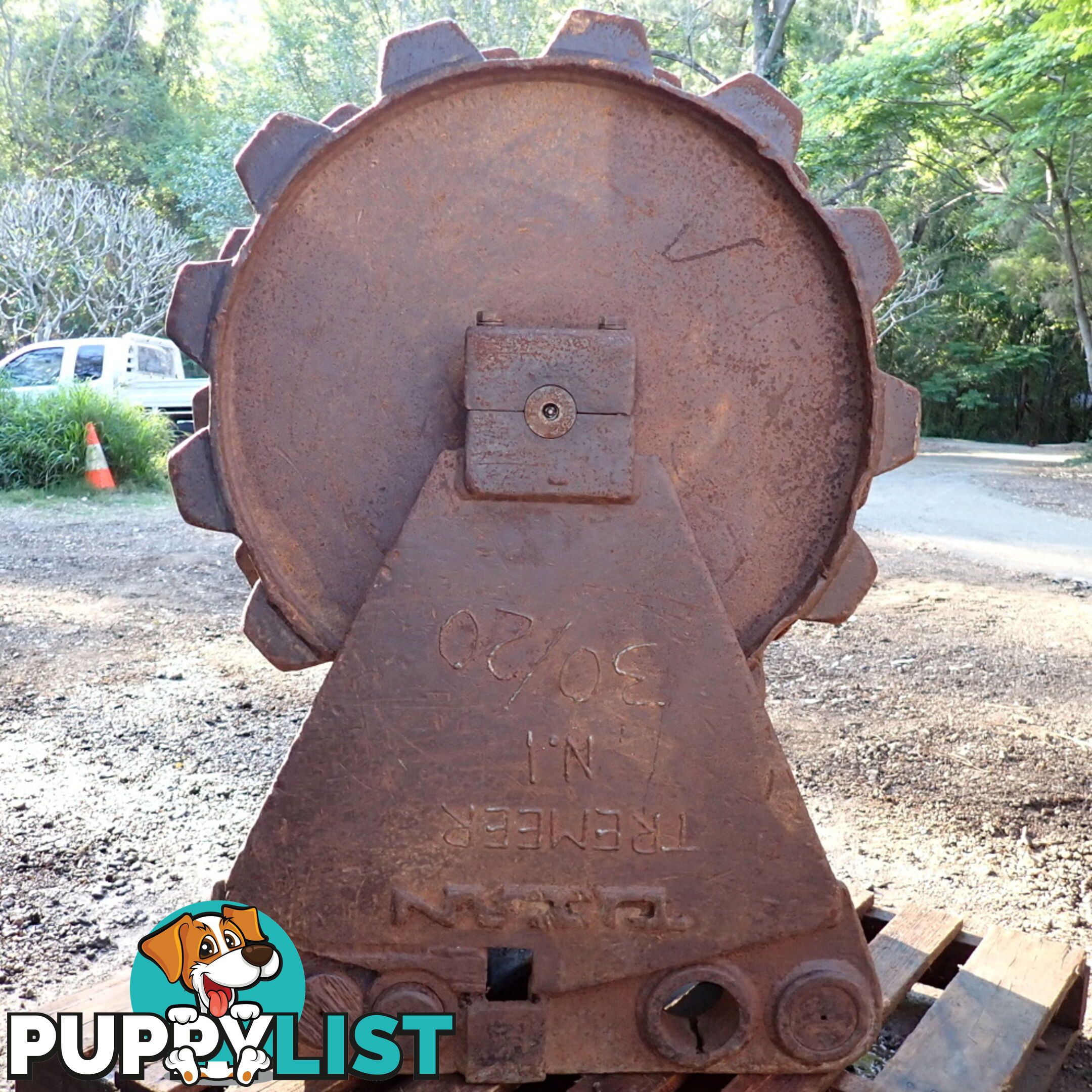 22-50 ton (100/90/80mm pin) Titan Excavator Compaction Wheel