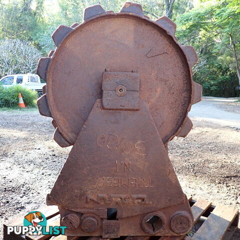 22-50 ton (100/90/80mm pin) Titan Excavator Compaction Wheel